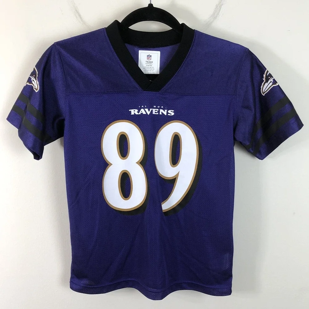 Baltimore Ravens Mark Andrews #89 NFL Team Apparel Jersey Youth M (8/10) Purple